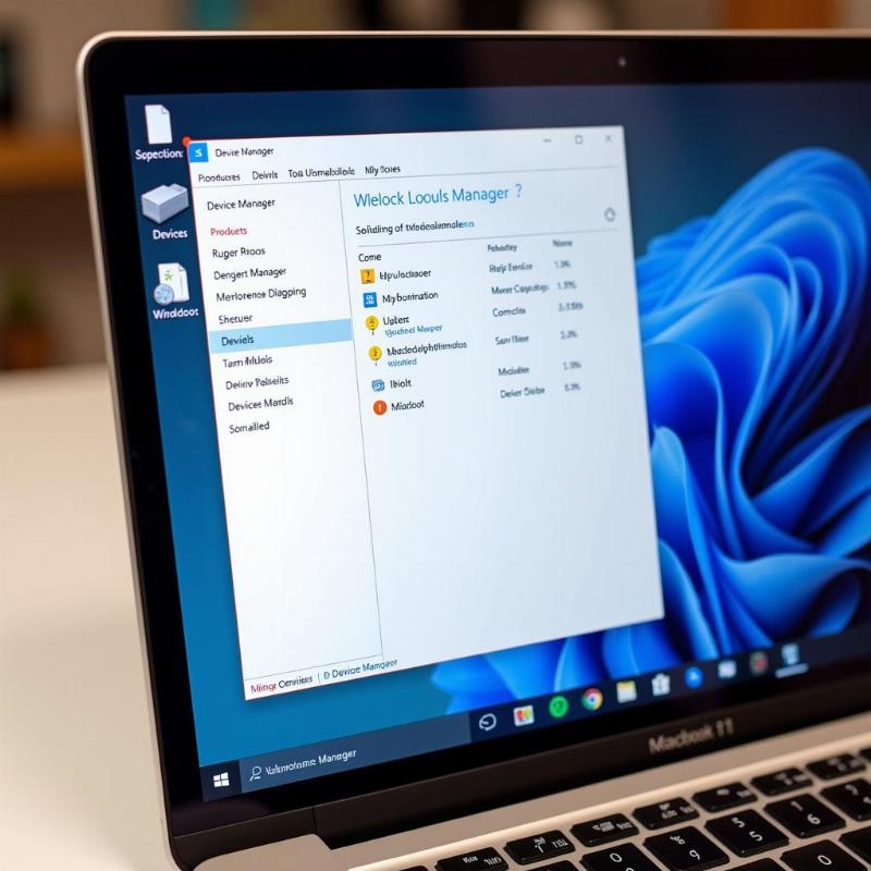 device manager windows 11 macbook missing driver