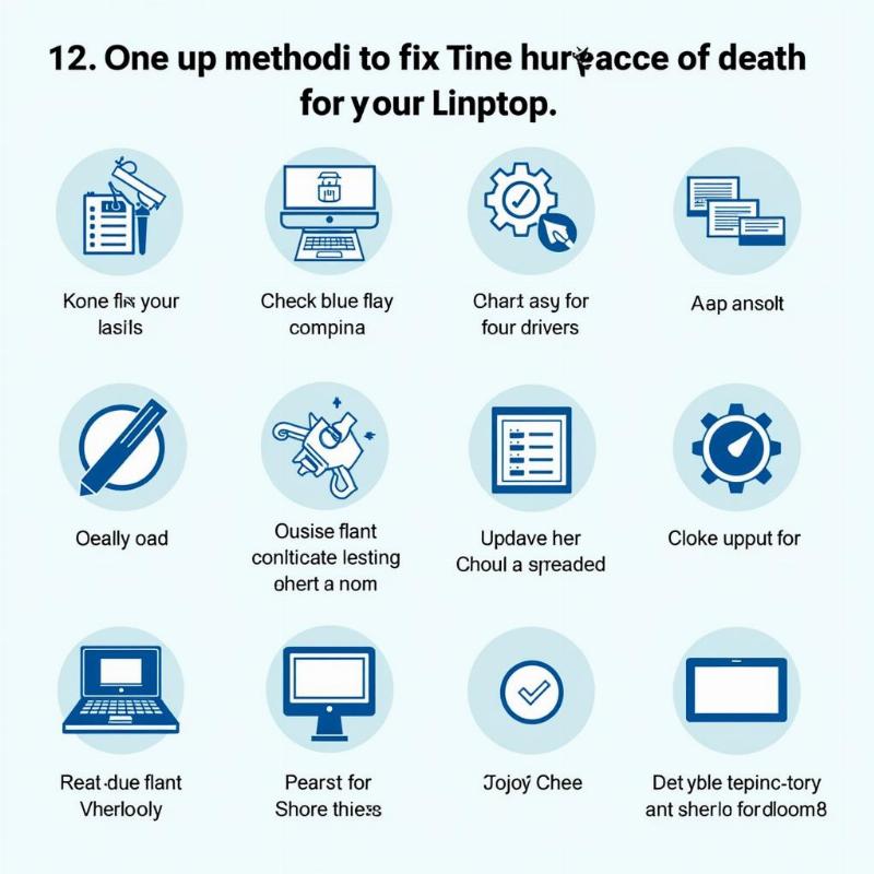 Hướng dẫn cách khắc phục lỗi màn hình xanh trên laptop đơn giản tại nhà.