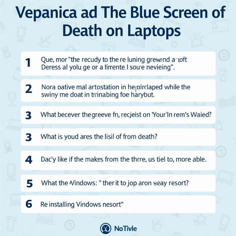 Câu hỏi thường gặp về lỗi màn hình xanh trên laptop.