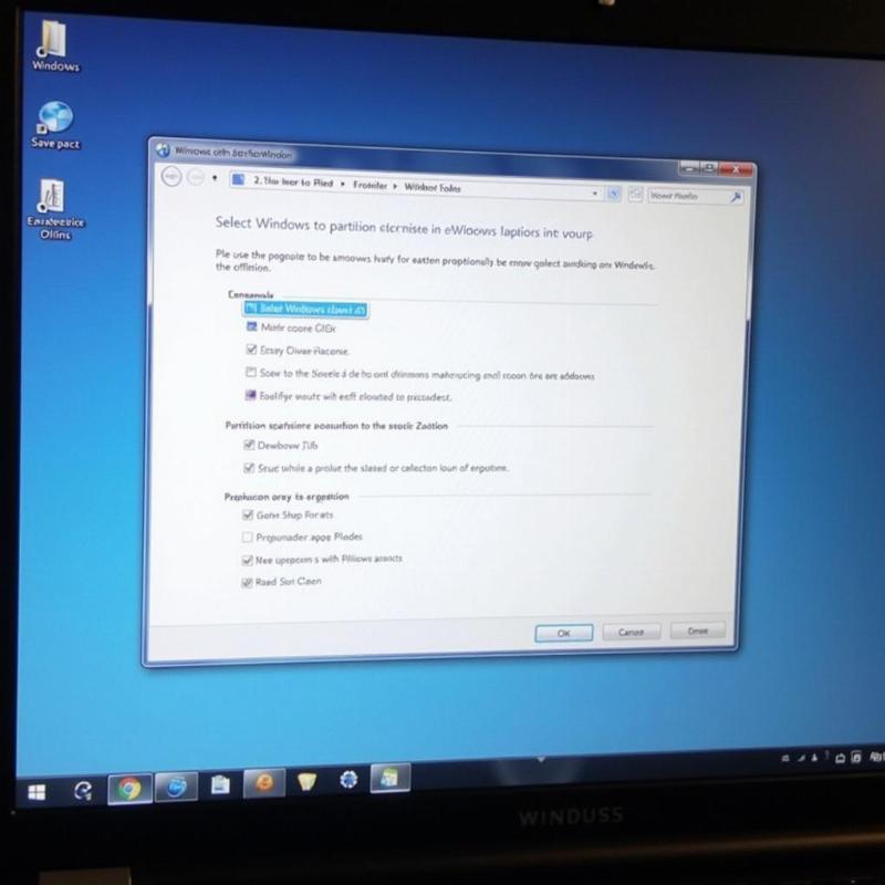 Màn hình cài đặt Windows giá rẻ, giao diện thân thiện