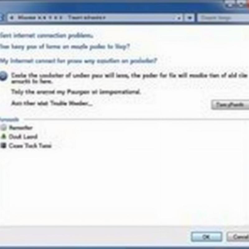Công cụ Windows Troubleshooter đang khắc phục sự cố kết nối internet.