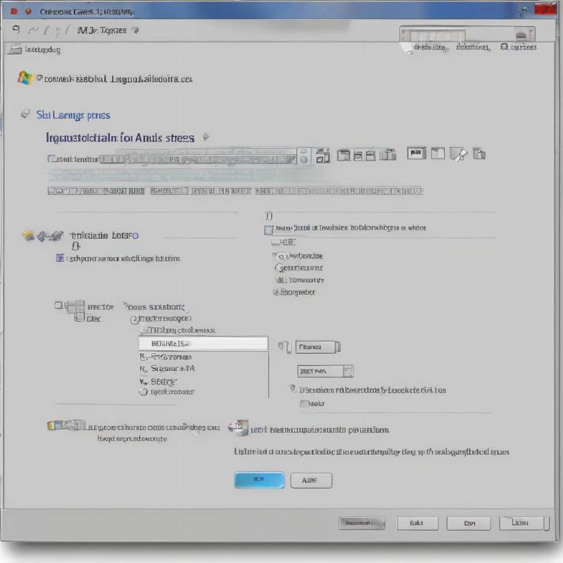 Màn hình máy tính hiển thị quá trình cài đặt Windows với các bước chọn ngôn ngữ và phân vùng ổ đĩa, minh họa cho sự đơn giản của các bước.