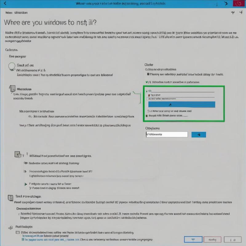 Màn hình cài đặt Windows 11, hiển thị lựa chọn phân vùng ổ đĩa để cài đặt hệ điều hành.