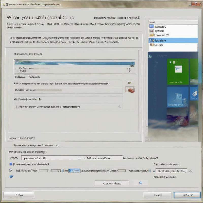 Giao diện cài đặt Windows 8 với các bước phân vùng ổ cứng để cài Win 8 tại nhà TP.HCM