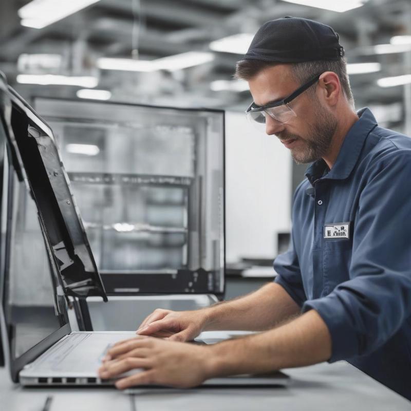 Kỹ thuật viên đang cài đặt Windows chuyên nghiệp, đảm bảo dịch vụ Cài Win uy tín có mặt trong 30 phút