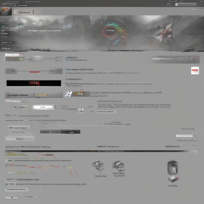 Hình ảnh minh họa giao diện cài đặt tối ưu hiệu suất trong Windows hoặc phần mềm quản lý driver card đồ họa để nâng cao trải nghiệm chơi game tại nhà TP.HCM