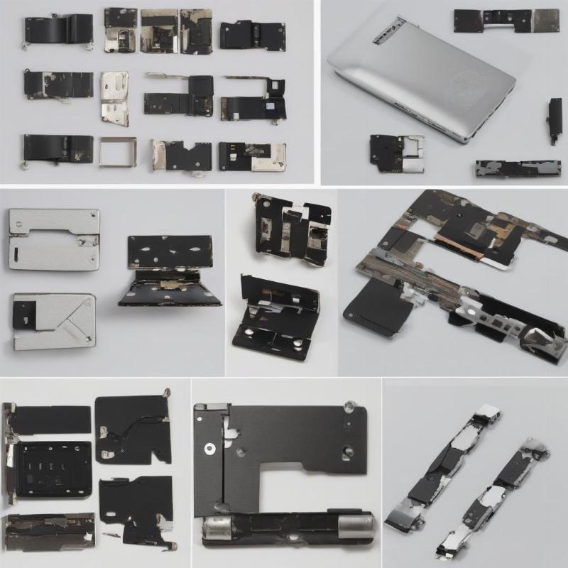 Hình ảnh minh họa các lỗi bản lề laptop thường gặp như bản lề bị gãy, vỏ máy bị bung, màn hình bị lỏng lẻo, cần dịch vụ sửa bản lề laptop tại nhà.