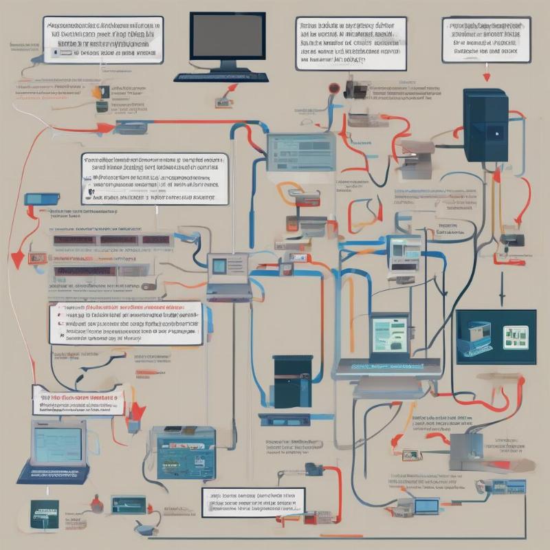 Sơ đồ quy trình sửa máy tính không lên nguồn tại nhà, các bước rõ ràng minh bạch