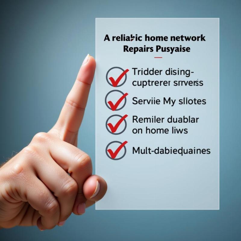 lựa chọn dịch vụ sửa mạng tại nhà uy tín và chuyên nghiệp