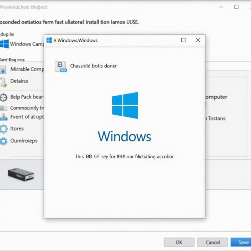 USB cài đặt Windows quan trọng