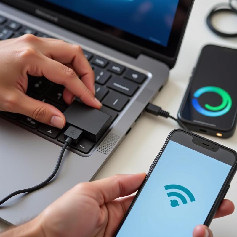 chuẩn bị cài đặt laptop mới mua