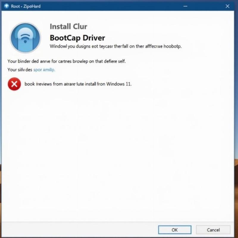 Lỗi BootCamp Driver