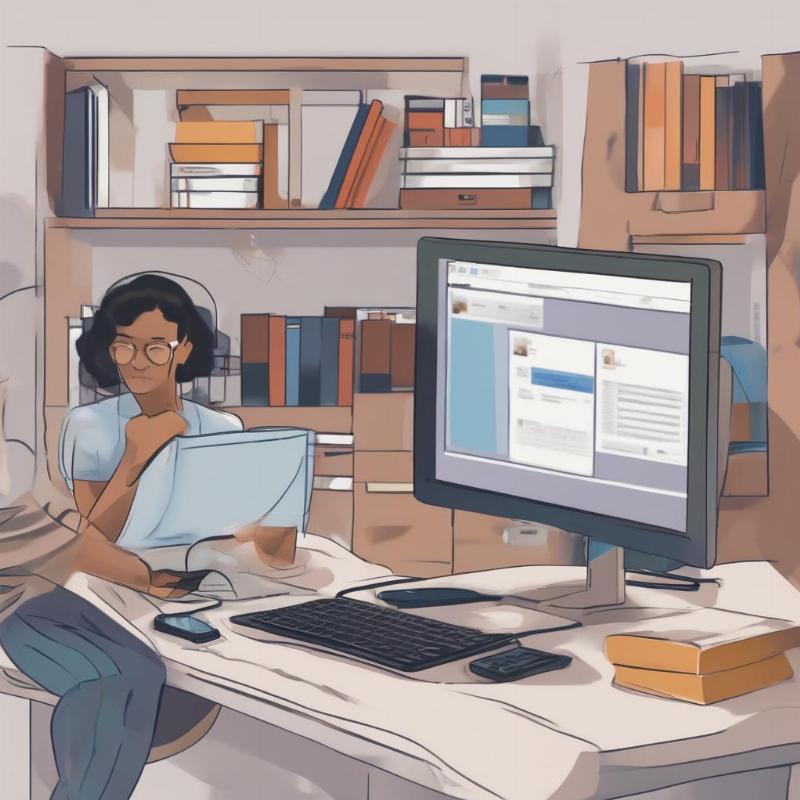 Hình ảnh minh họa quá trình sao lưu dữ liệu quan trọng trước khi cài đặt lại hệ điều hành Windows để tránh mất mát