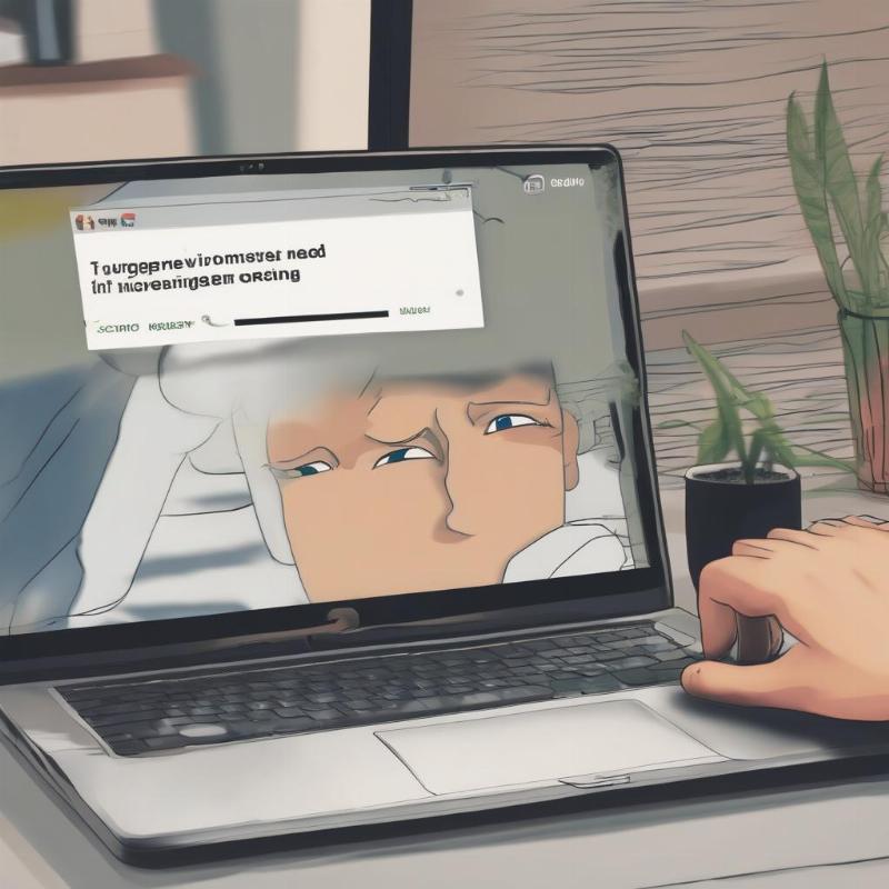 Hình ảnh máy tính chạy chậm đòi hỏi sửa chữa tận nơi ngay lập tức